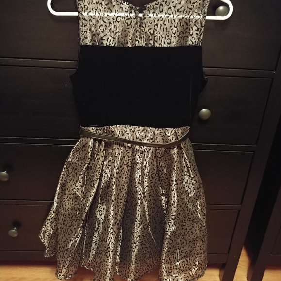 Brand New leopard print/suede dress. - Picture 4 of 5